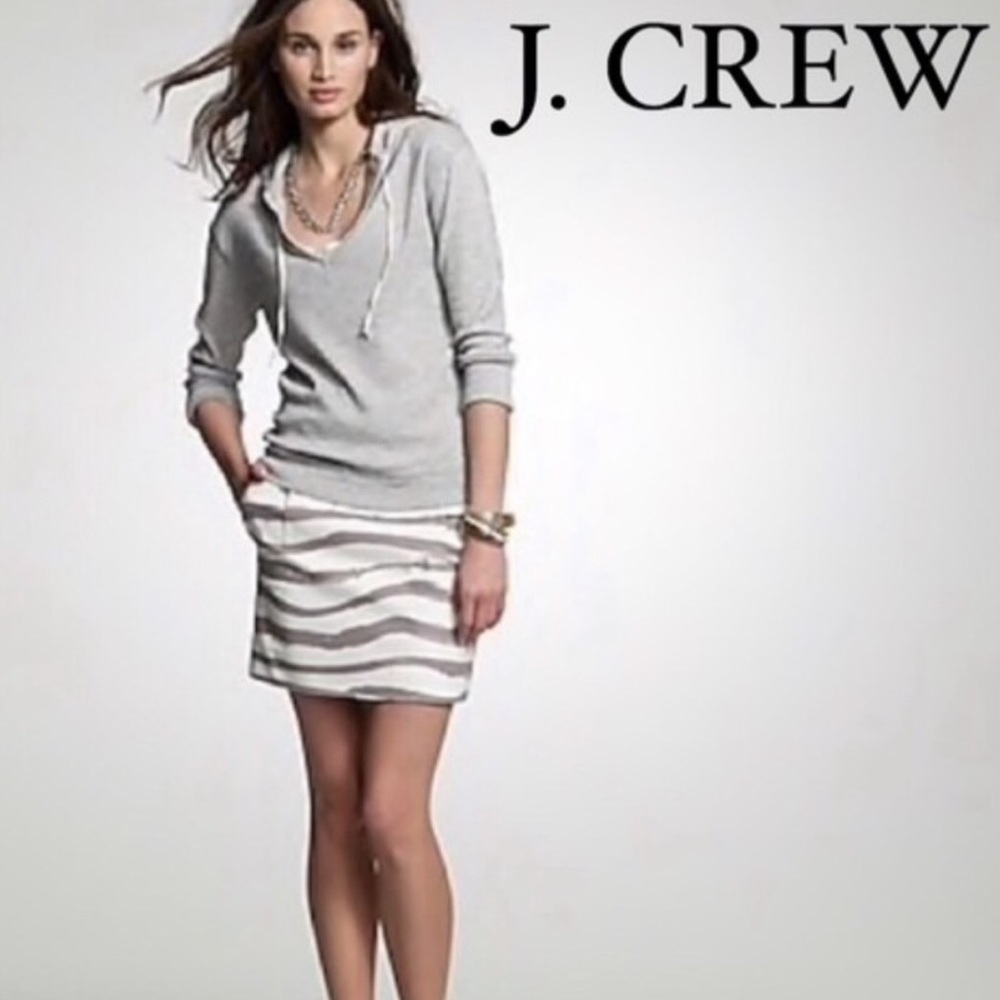 J.Crew Zebra Print Mini Skirt Size 0